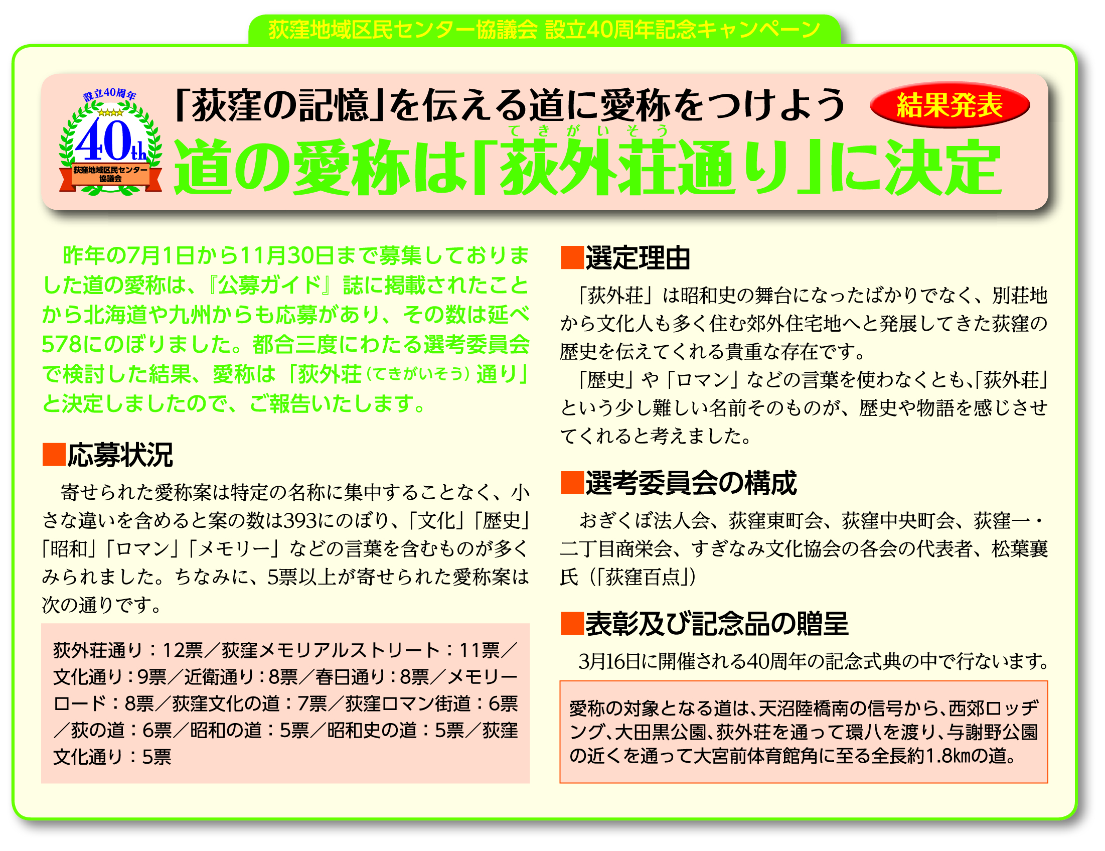 3 荻窪地域区民センター協議会